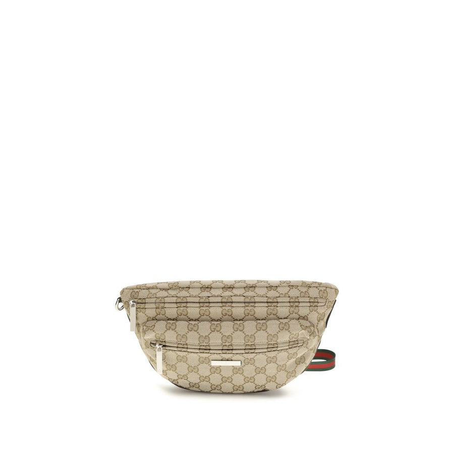 Gucci 52% Polyester shoulder bag in beige