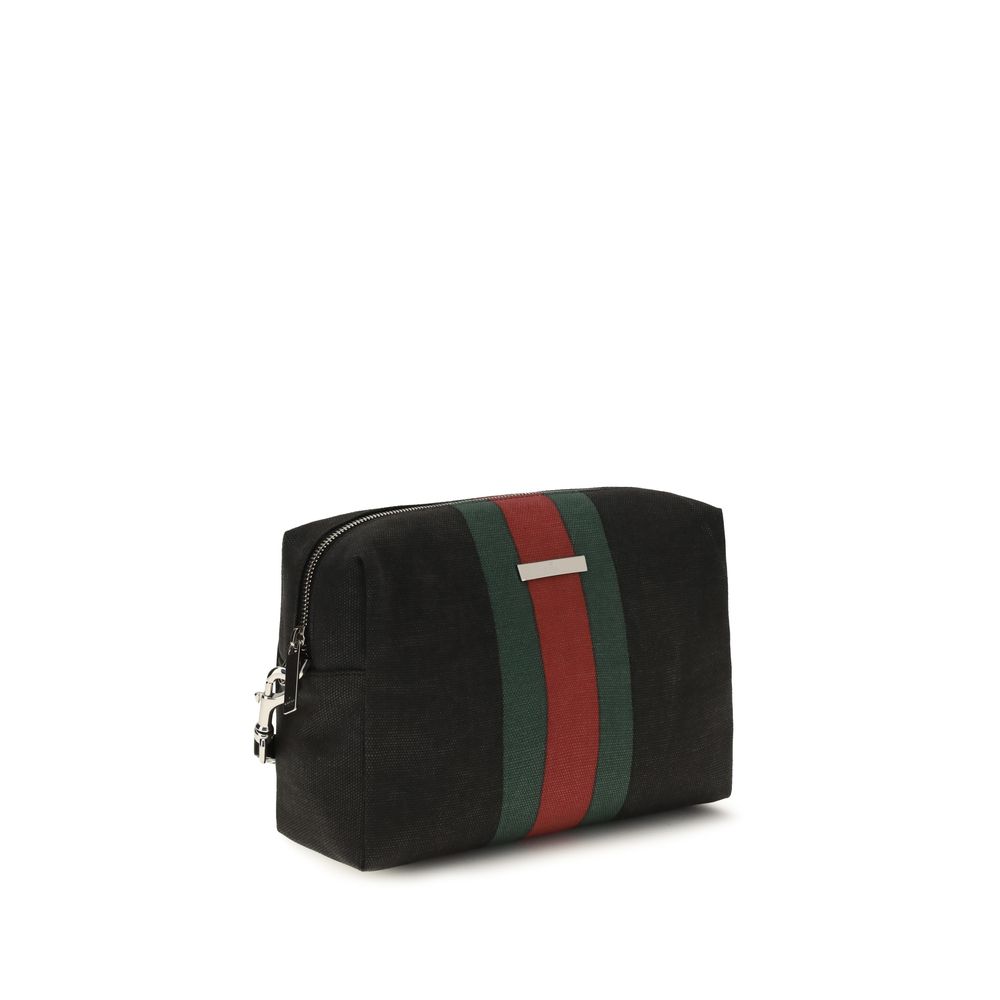 Black Cotton Handbag Bag