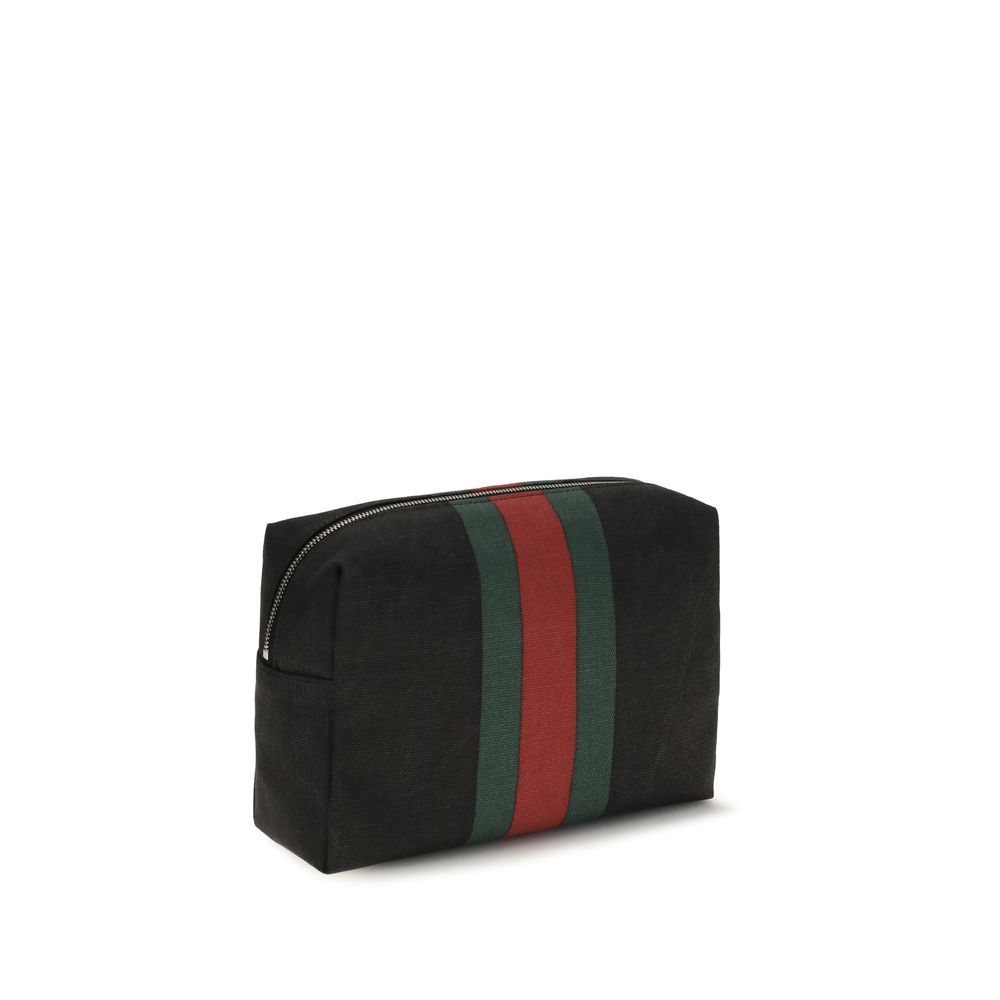 Black Cotton Handbag Bag