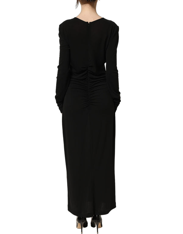 Dolce & Gabbana 49% Cotton 27% Nylon 24% Elastane dress in black