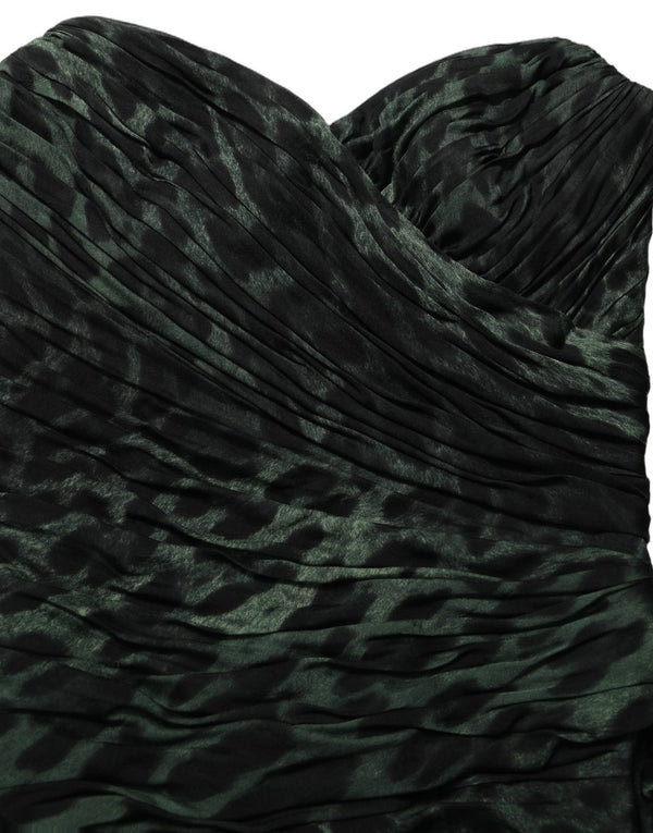 Dolce & Gabbana 100% Silk (external); 96% Silk dress in green