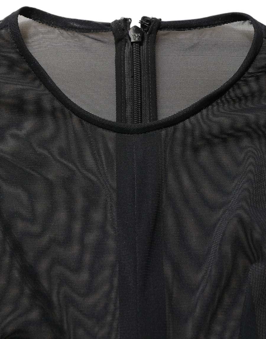 Dolce & Gabbana 92% Nylon 8% Elastane (external) dress in black