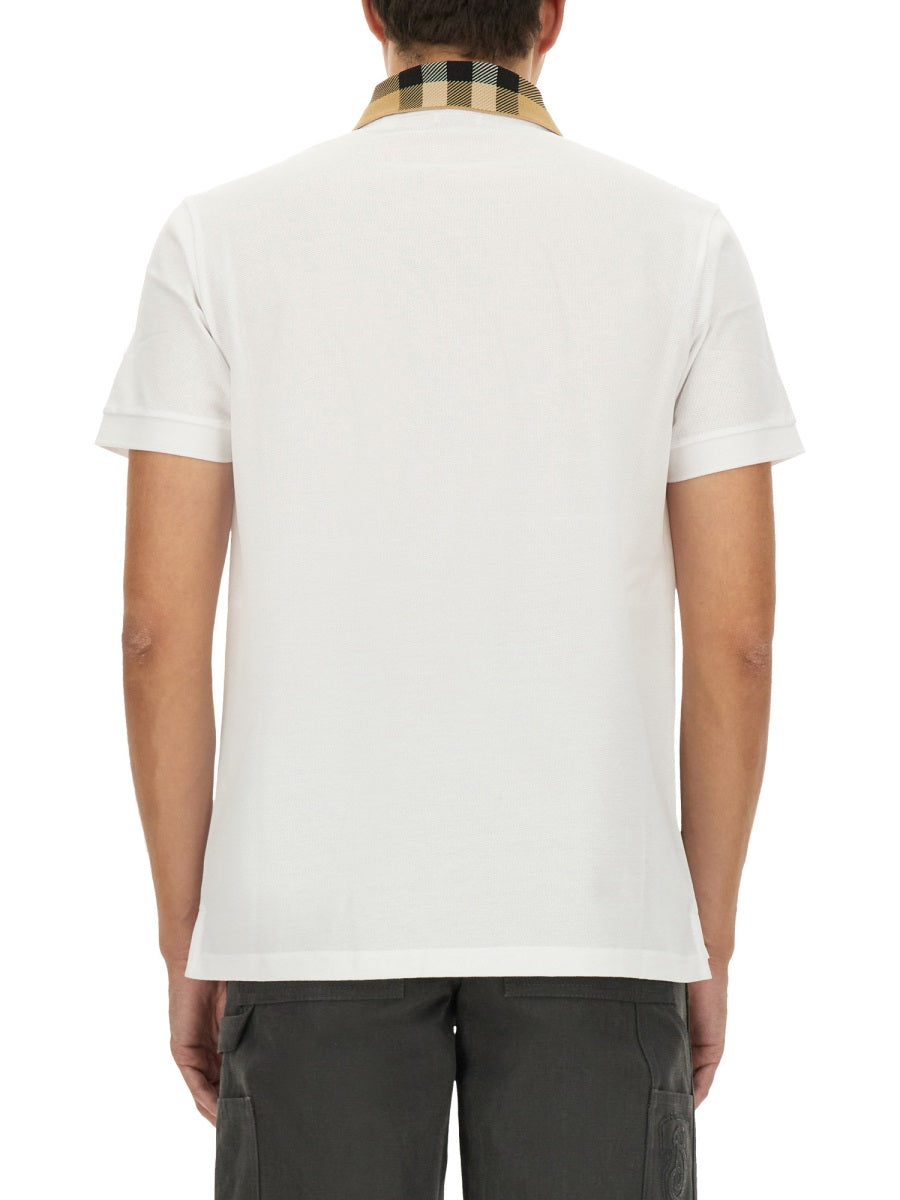 Polo Shirt Cotton Pique White T-shirts