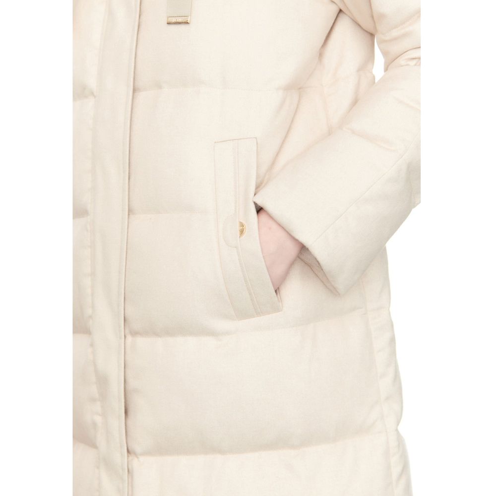 Herno 49% Cashmere coat in white — view 4