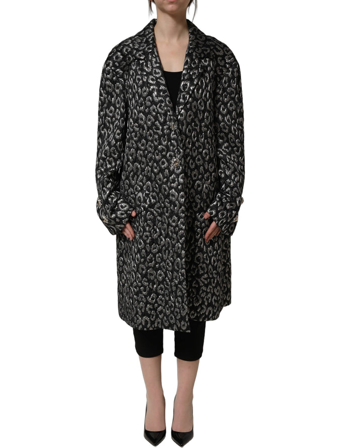 Dolce & Gabbana 53% Polyester coat in black