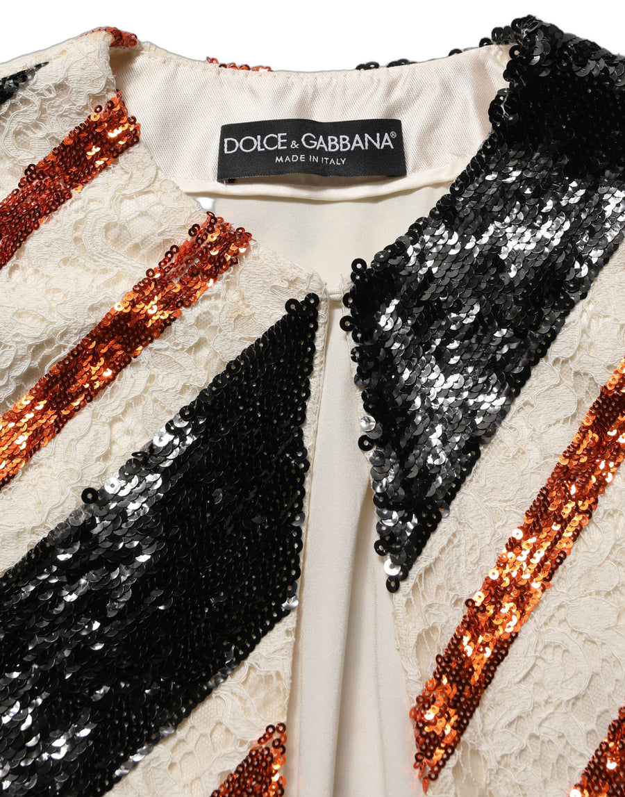 Dolce & Gabbana 37% Nylon 33% Cotton 30% Viscose (external) duster coat in multicolor