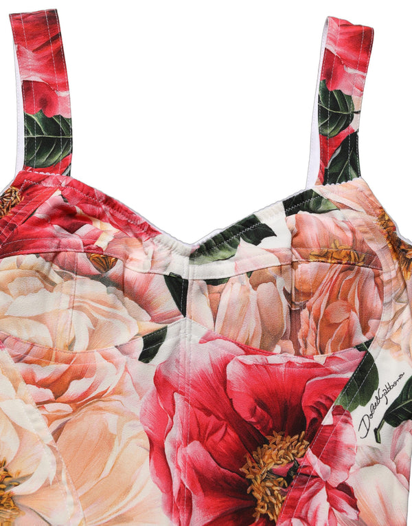 Dolce & Gabbana 68% Viscose tank top in multicolor