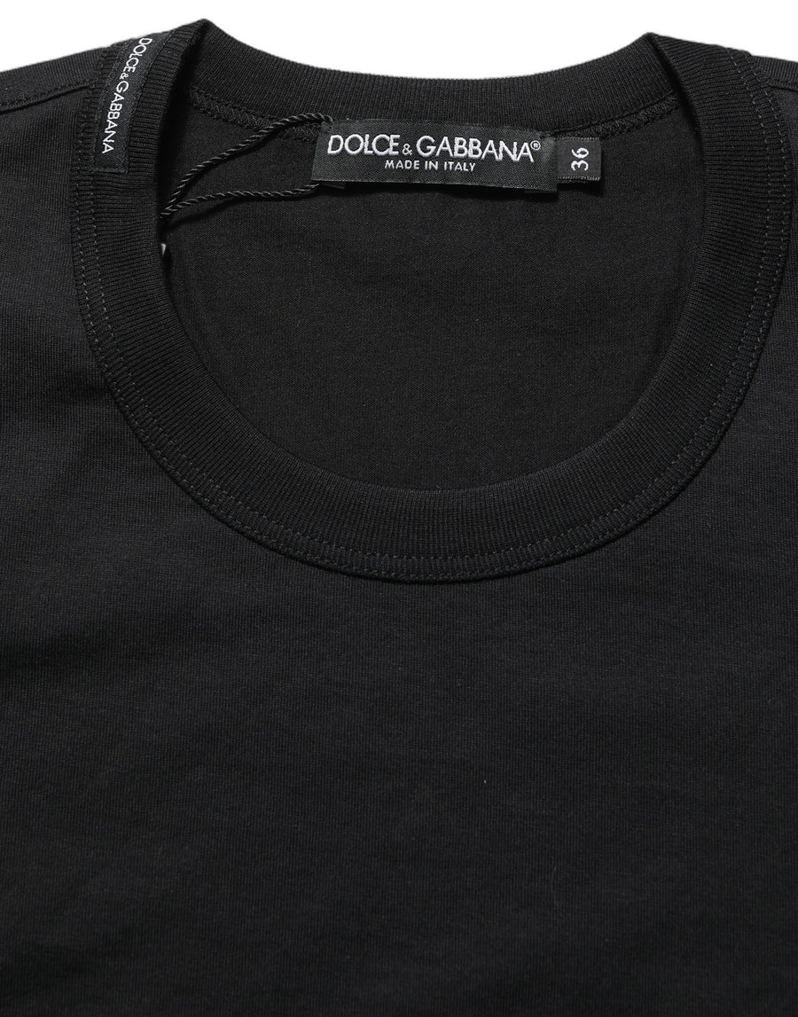 Dolce & Gabbana 100% Cotton t-shirt in black
