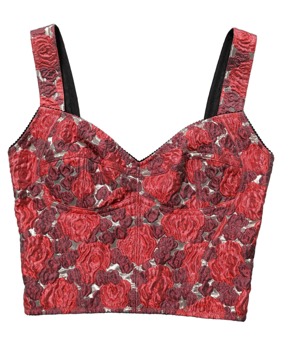Dolce & Gabbana 6% Elastane tank top in red