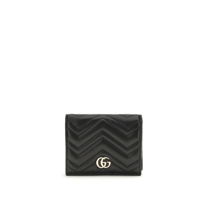 Gucci 100% lamb napa leather wallet in black