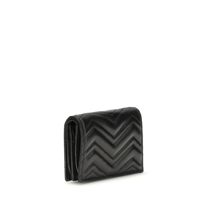 Gucci 100% lamb napa leather wallet in black — view 2