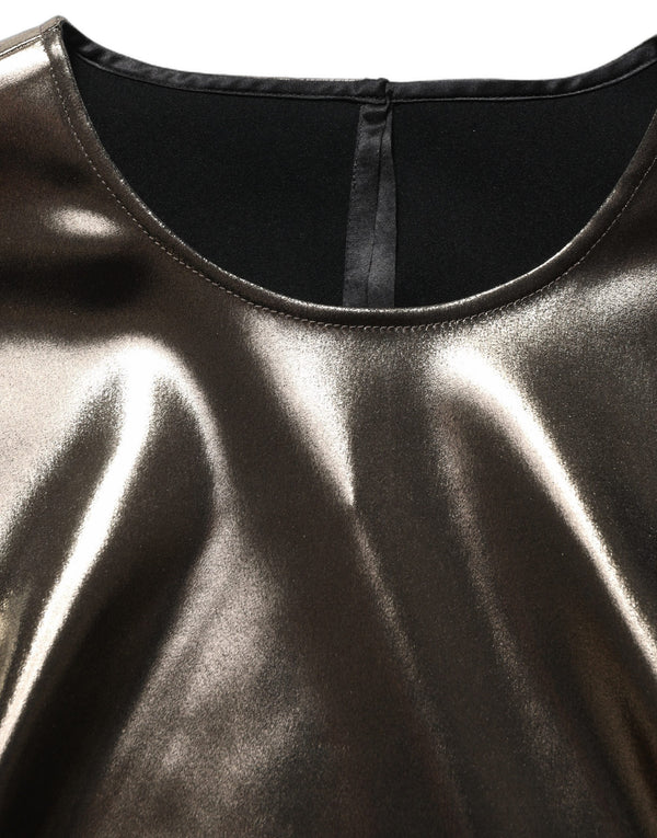 Dolce & Gabbana 76% Acetate tank top in bronze