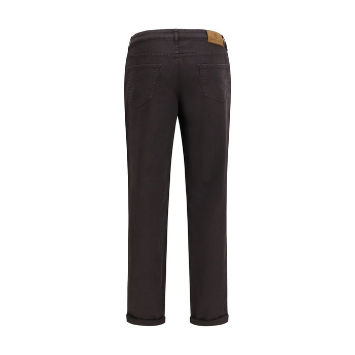 Brunello Cucinelli 99% Cotton jeans in brown — view 2