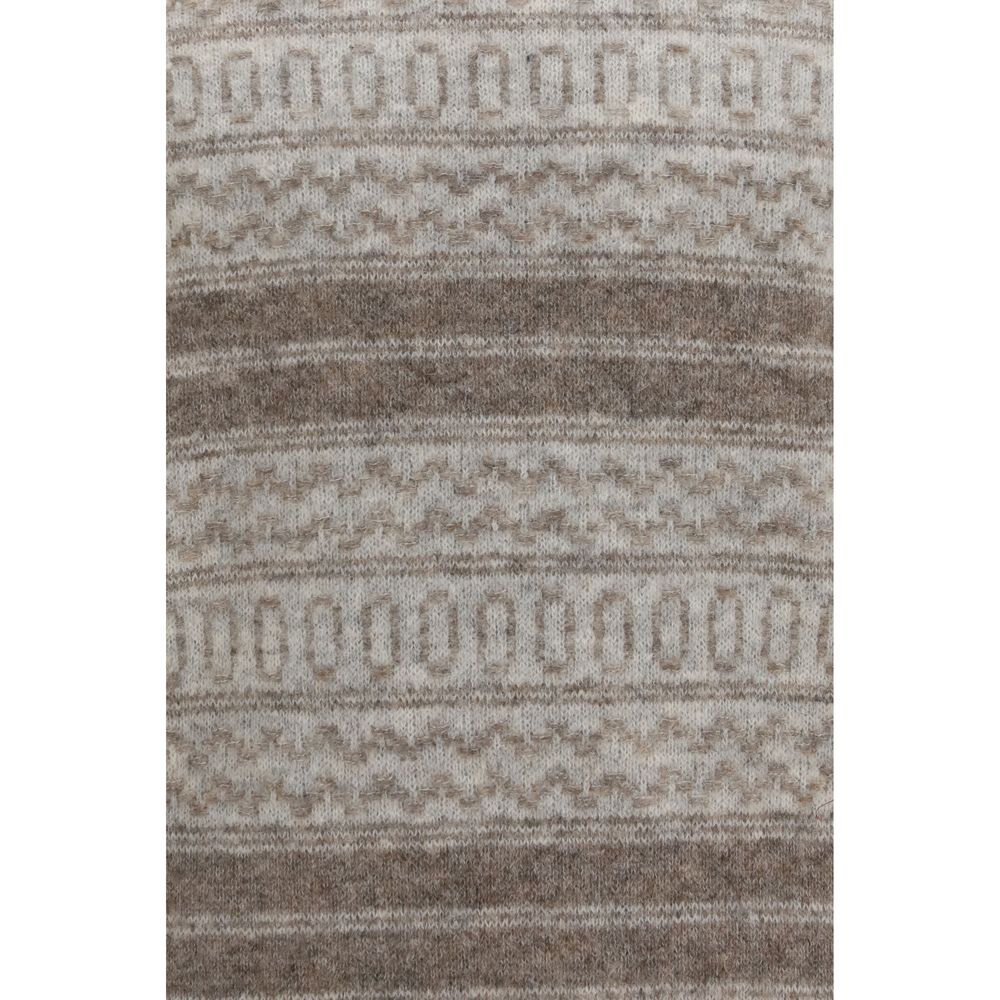 Brunello Cucinelli 55% Alpaca Vicugna Pacos sweater in gray — view 3