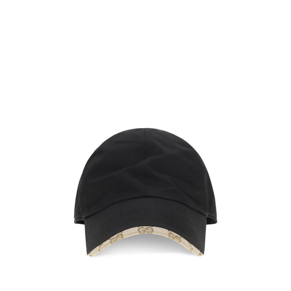 Gucci GU8756704HBJ91096BB 65% Cotton 35% Polyamide baseball cap in black