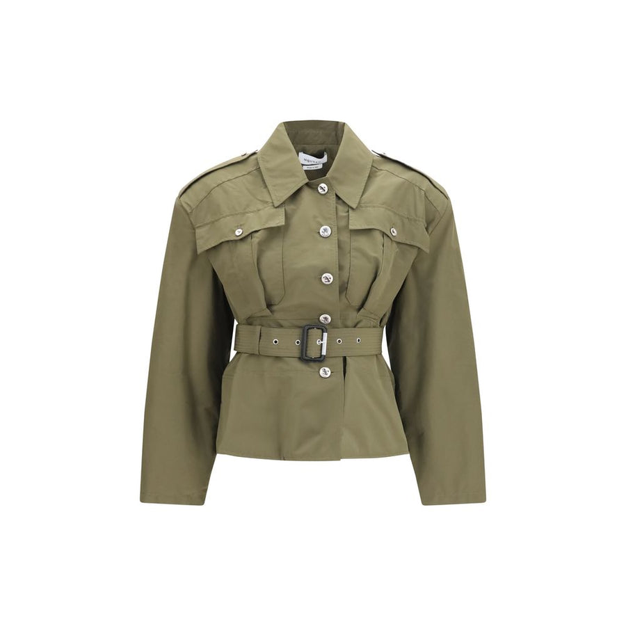 Alexander McQueen 51% Cotton 49% Polyester jacket in green