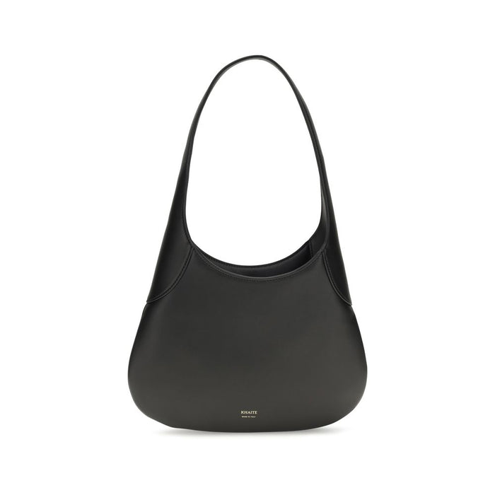Khaite 100% Calf Leather Bos Taurus shoulder bag in black