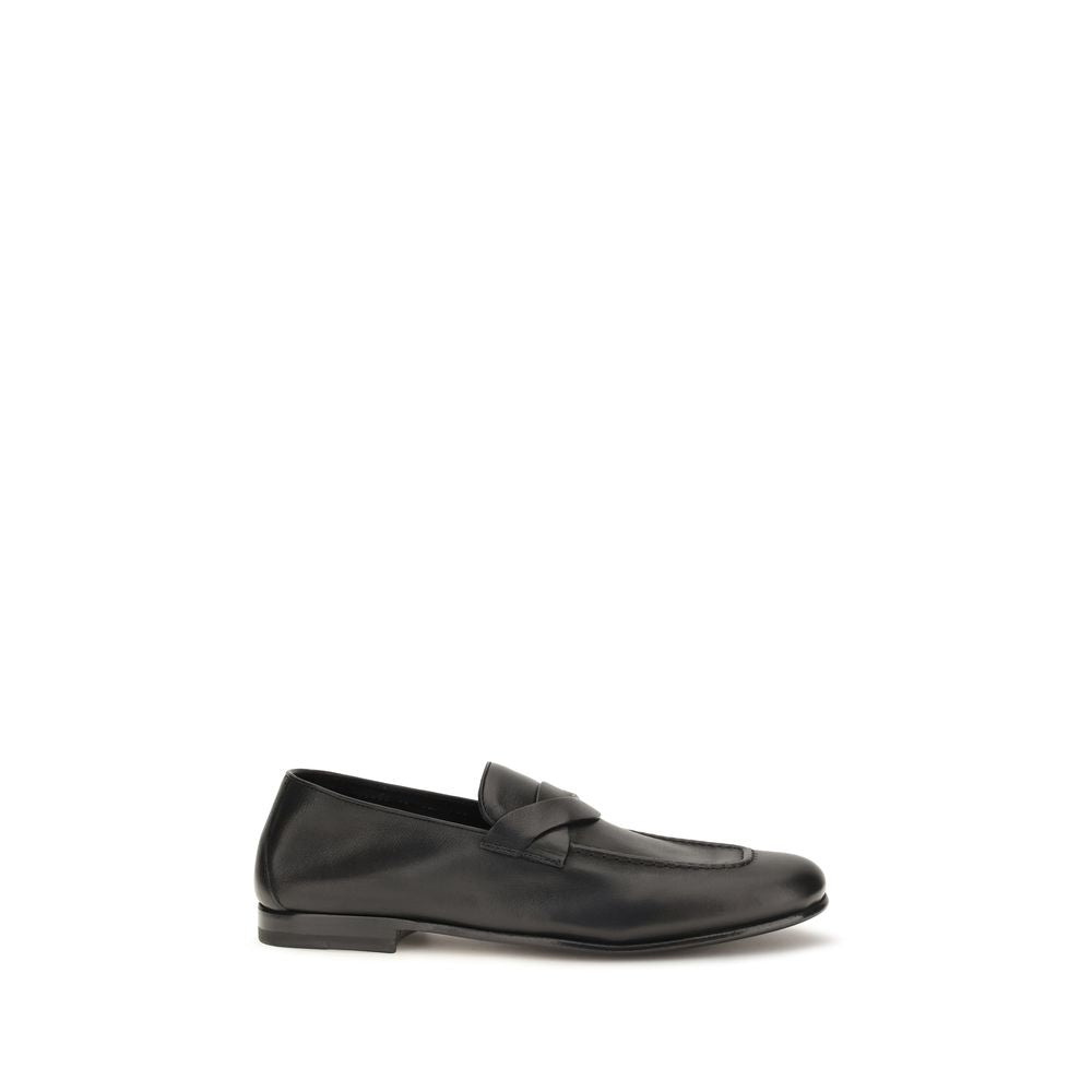 Tom Ford 100% Calf Leather Bos Taurus loafer in black