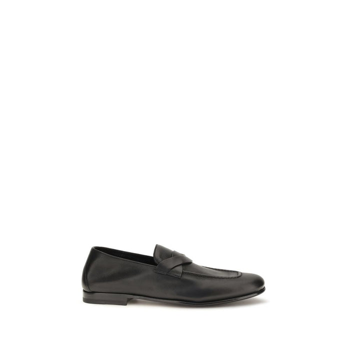 Tom Ford 100% Calf Leather Bos Taurus loafer in black