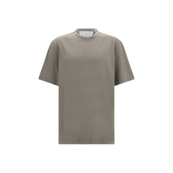 Brunello Cucinelli 100% Cotton t-shirt in beige