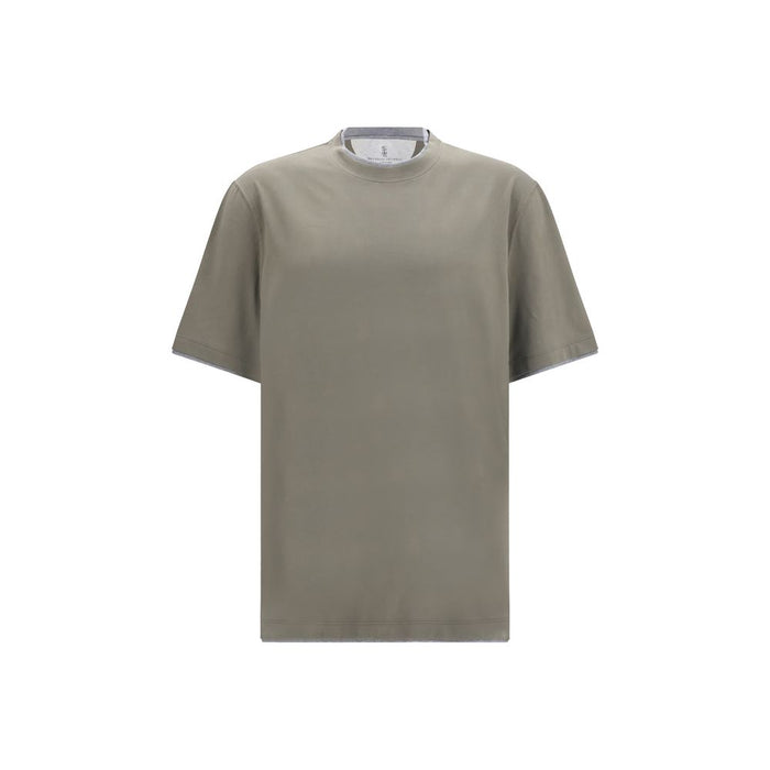 Brunello Cucinelli 100% Cotton t-shirt in beige