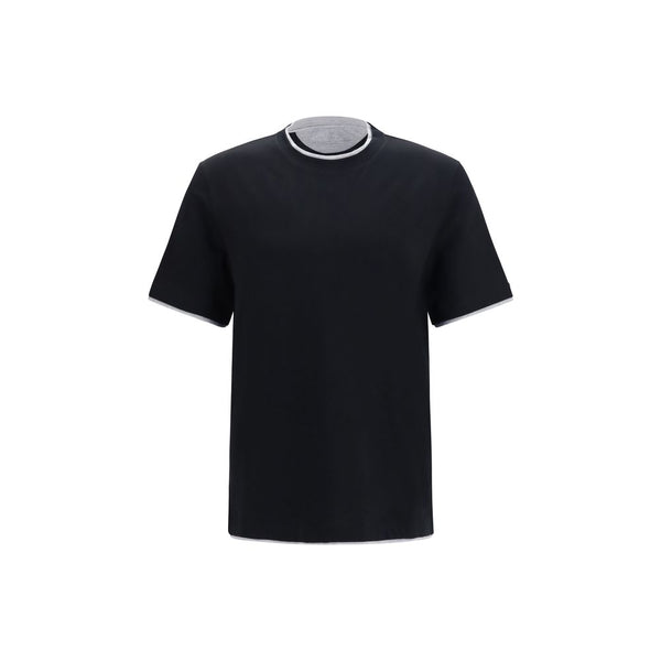 Brunello Cucinelli 100% Cotton t-shirt in black
