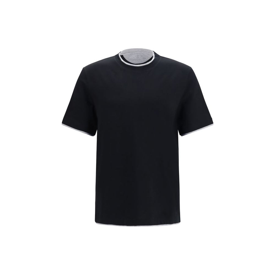 Brunello Cucinelli 100% Cotton t-shirt in black