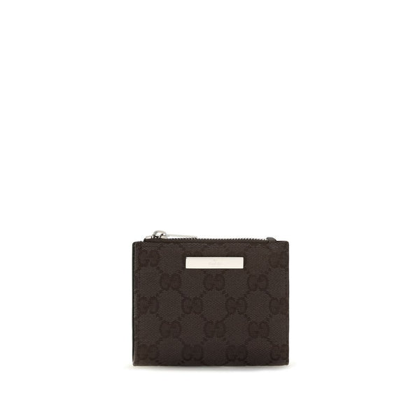 Gucci 52% Polyester wallet in black