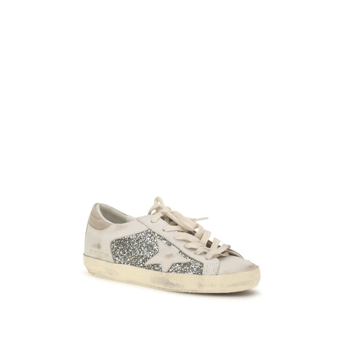 Golden Goose 100% Calf Leather Bos Taurus sneaker in beige — view 2