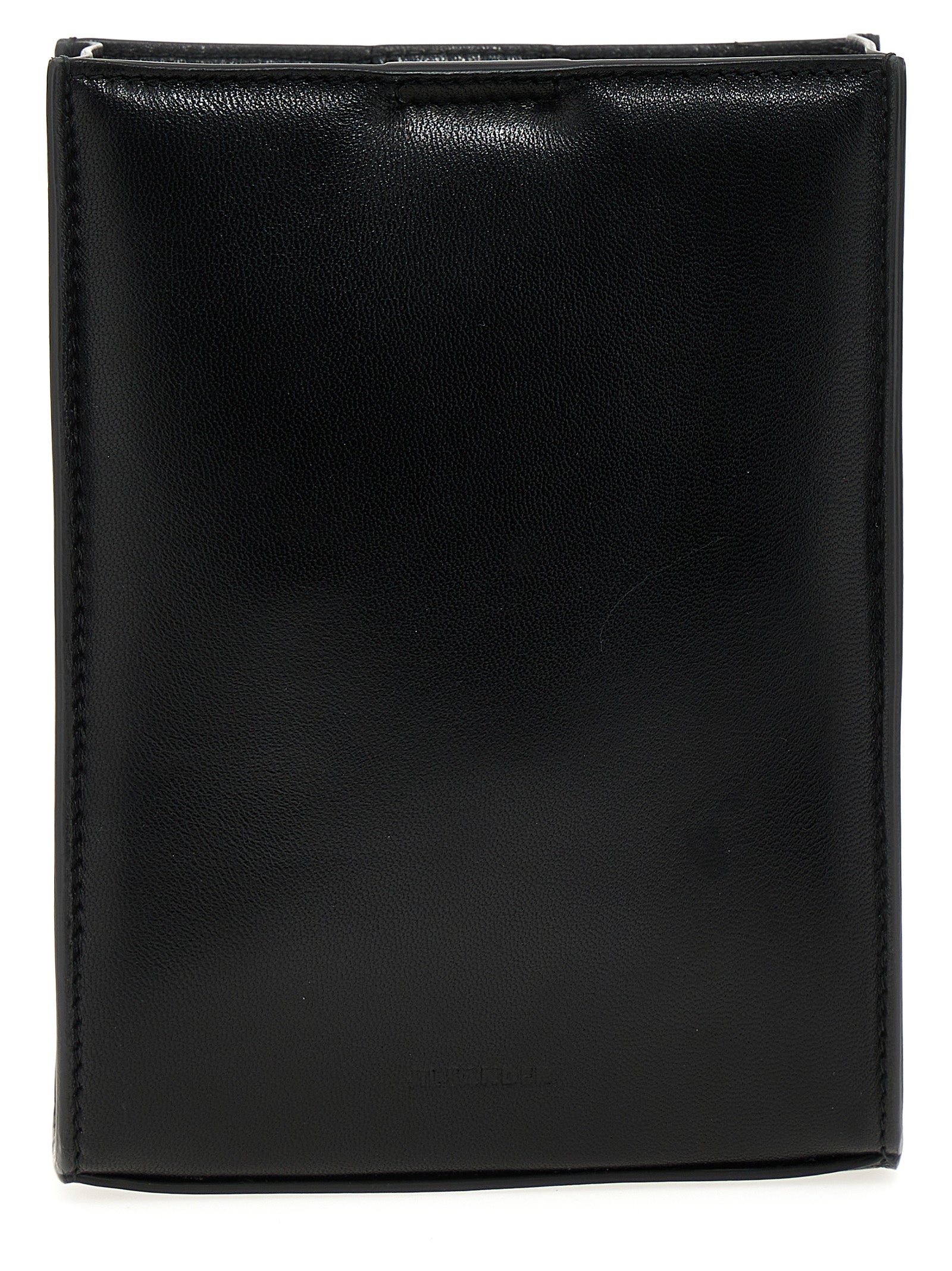 Black Calfskin Crossbody Bag