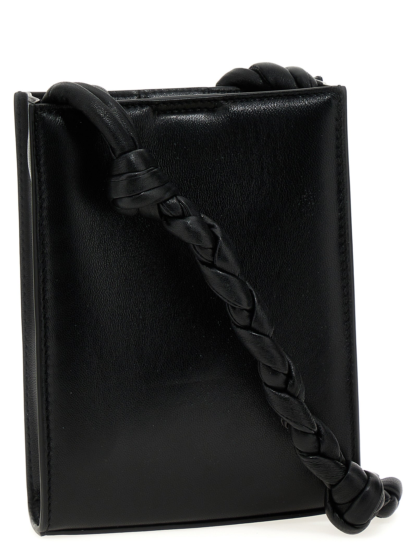 Black Calfskin Crossbody Bag