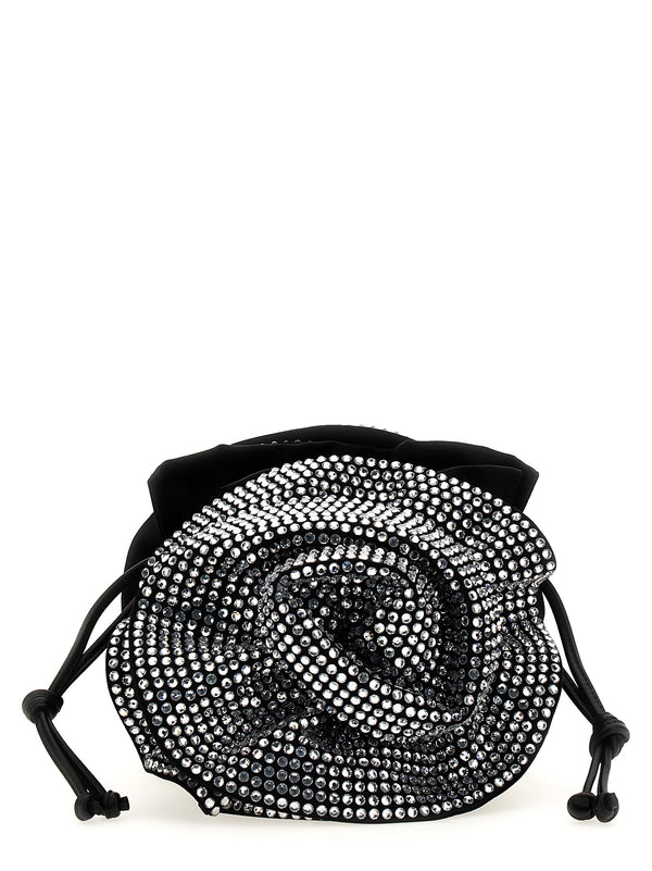 Magda Butrym 72% viscose crossbody bag in black