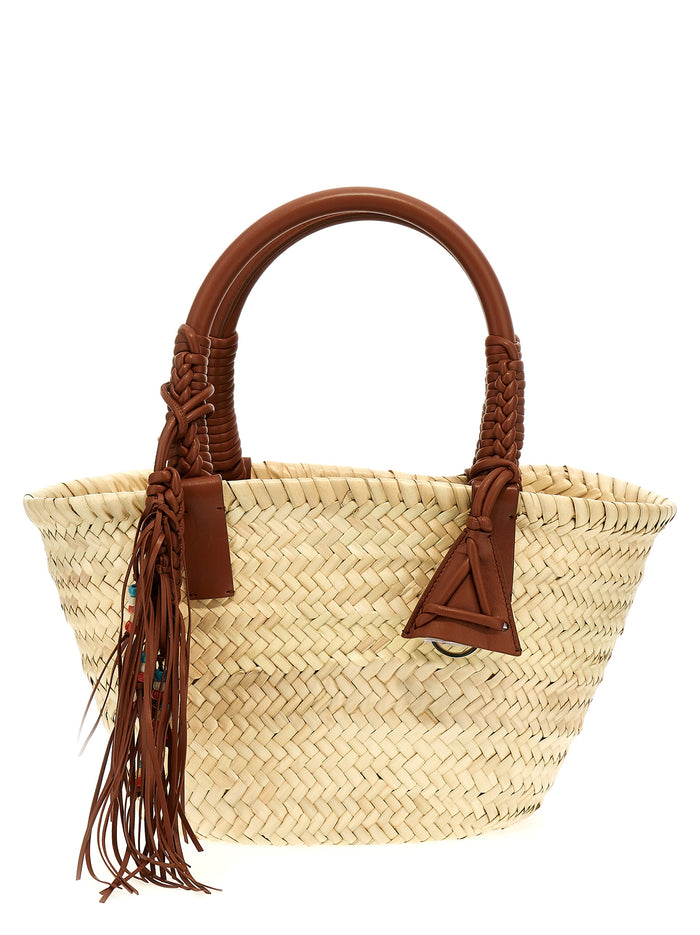 Brown Marabou Handbag Bag