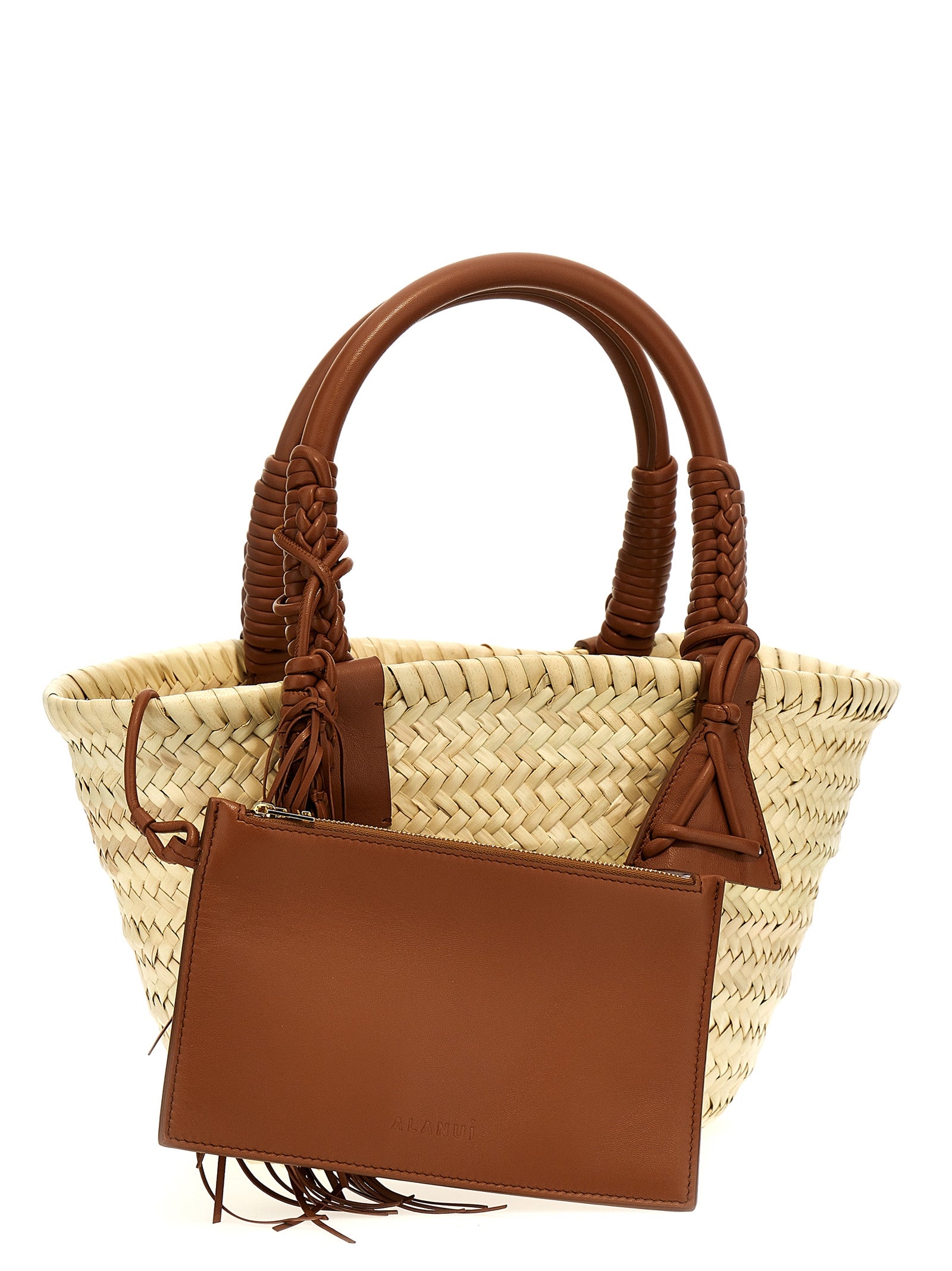 Brown Marabou Handbag Bag