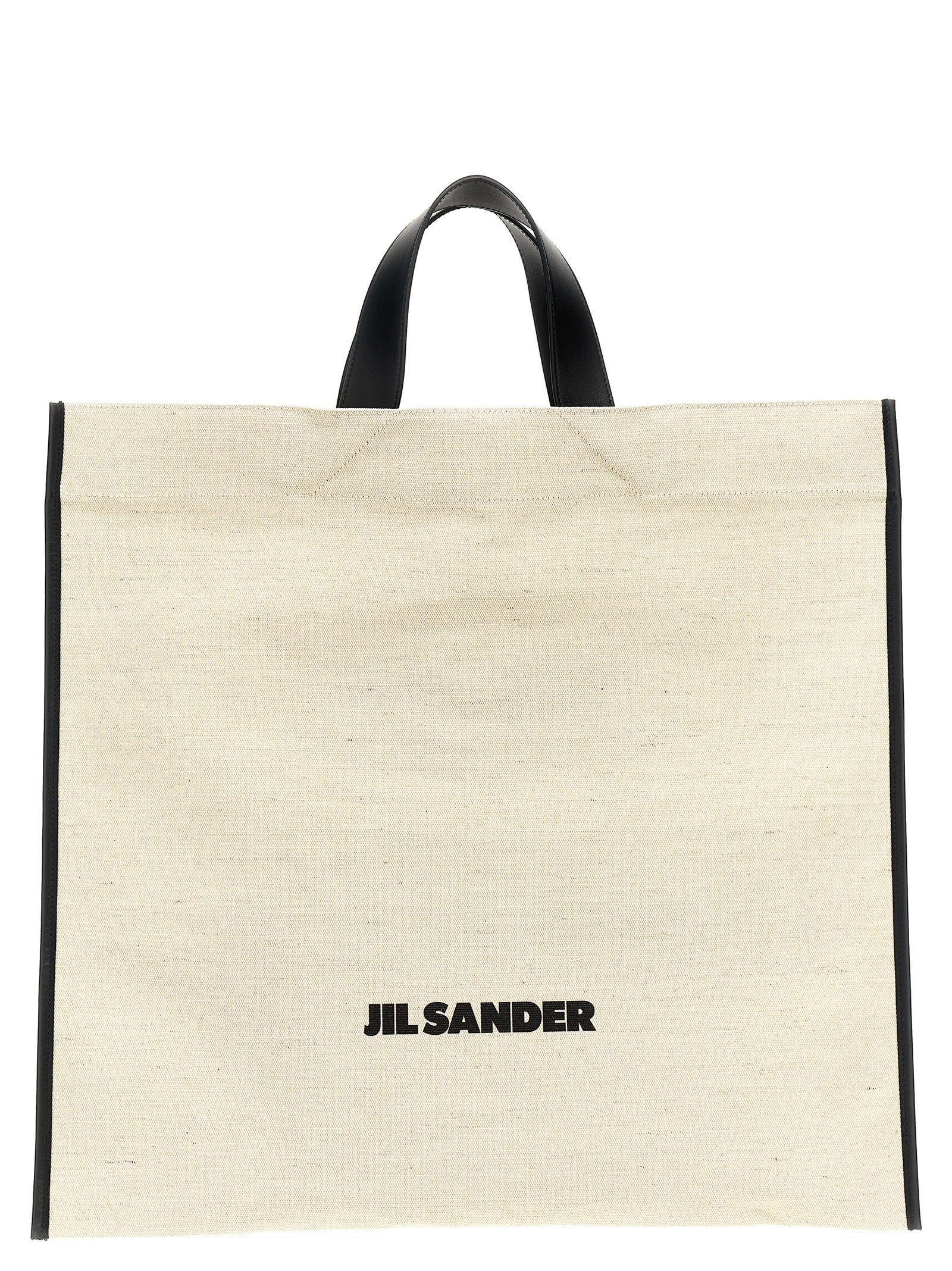 Jil Sander 61% jute tote bag in beige
