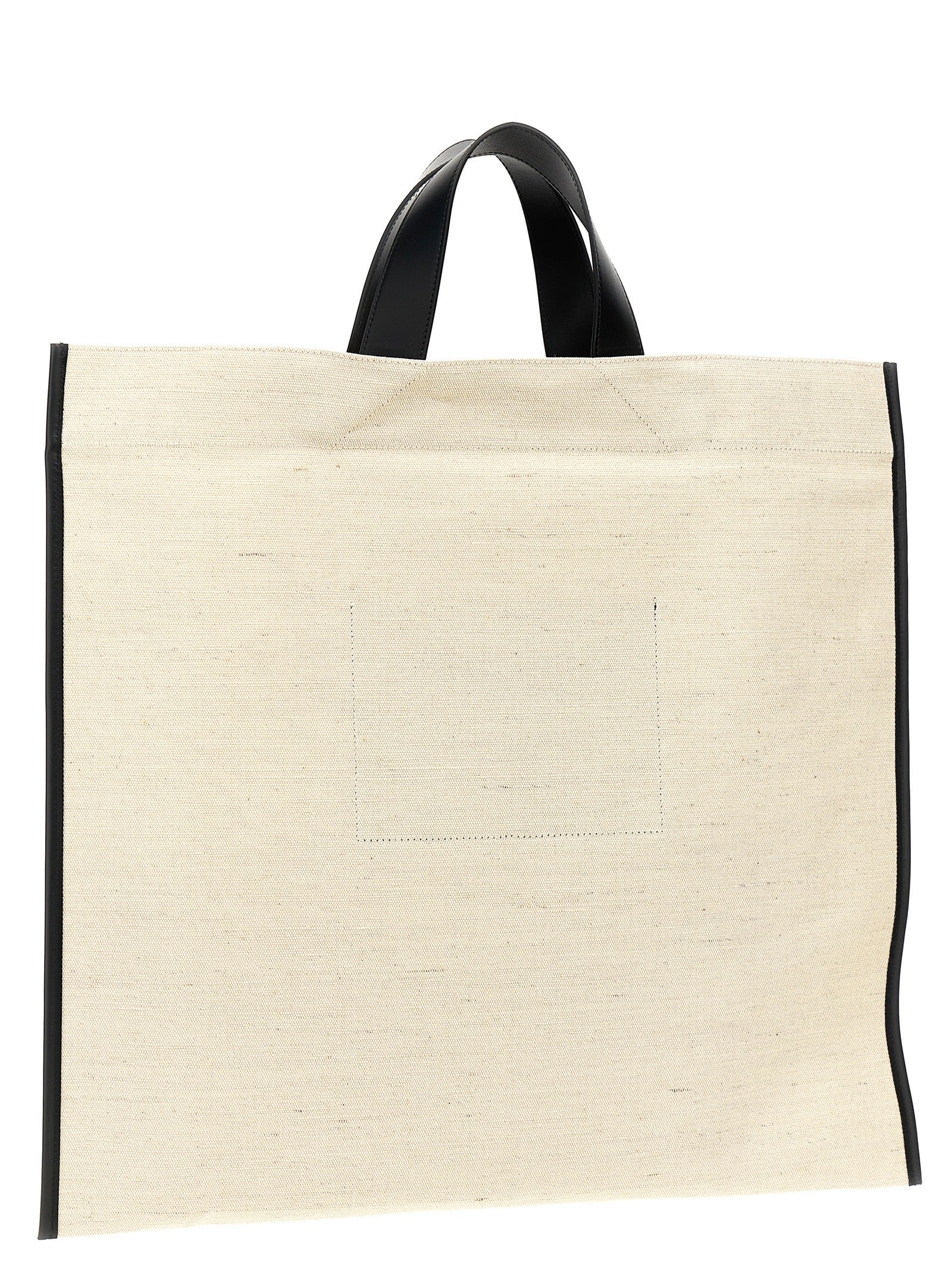 Jil Sander 61% jute tote bag in beige — view 2