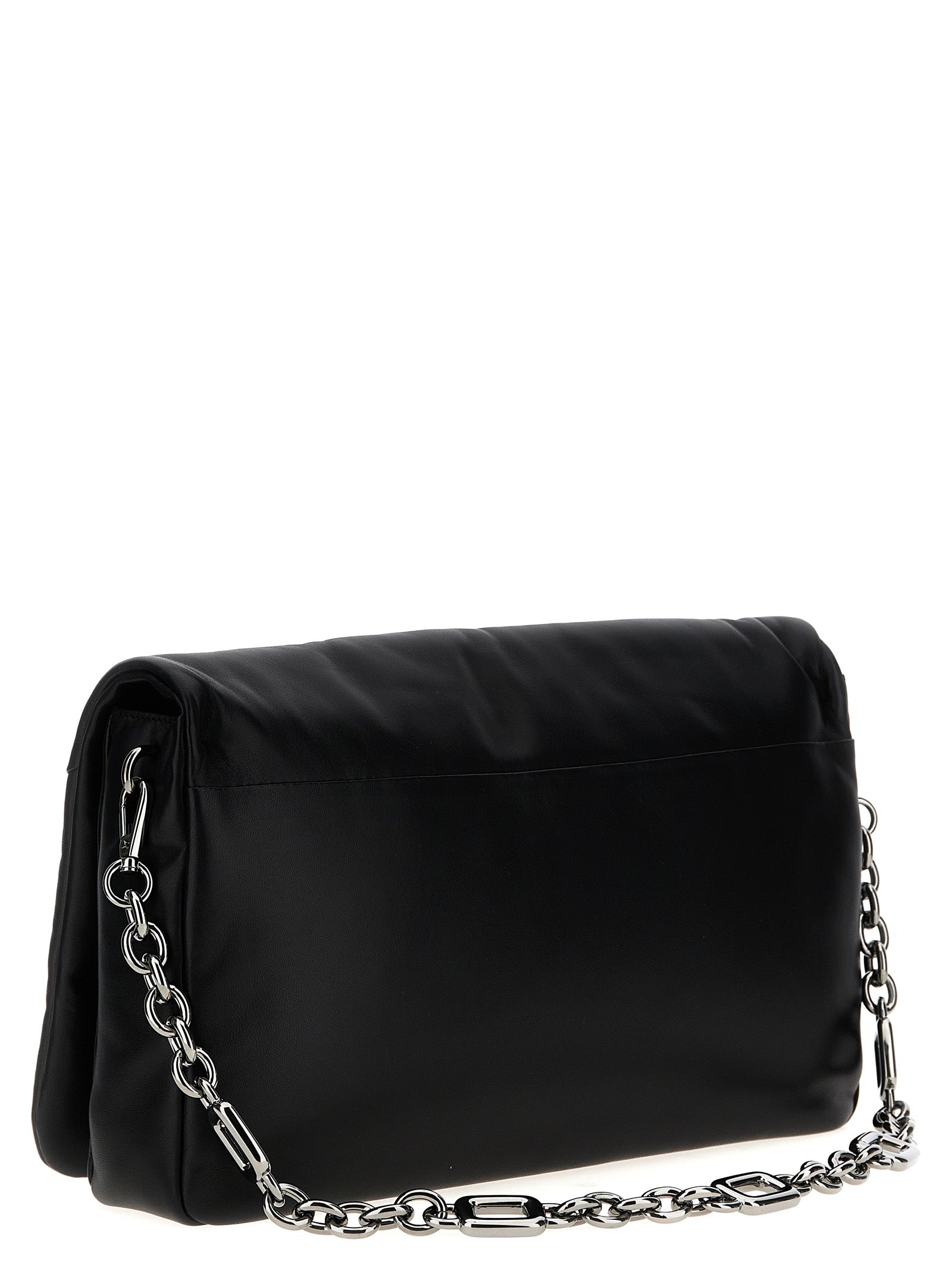 Roger Vivier 100% napa leather shoulder bag in black — view 2