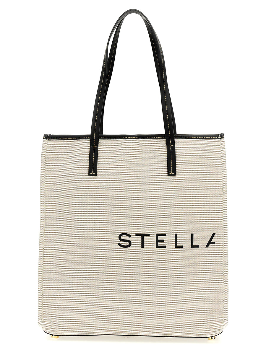 Stella McCartney 80% cotton tote bag in beige