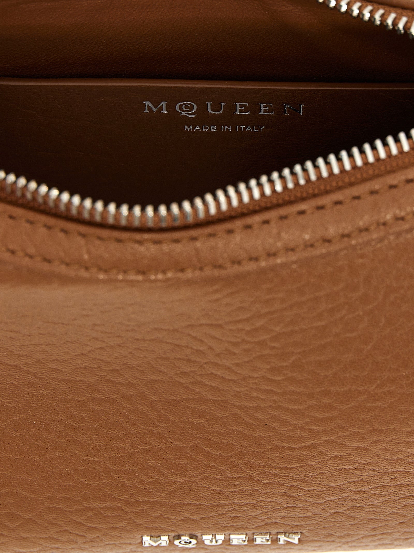 Brown Lamb Leather Handbag Bag