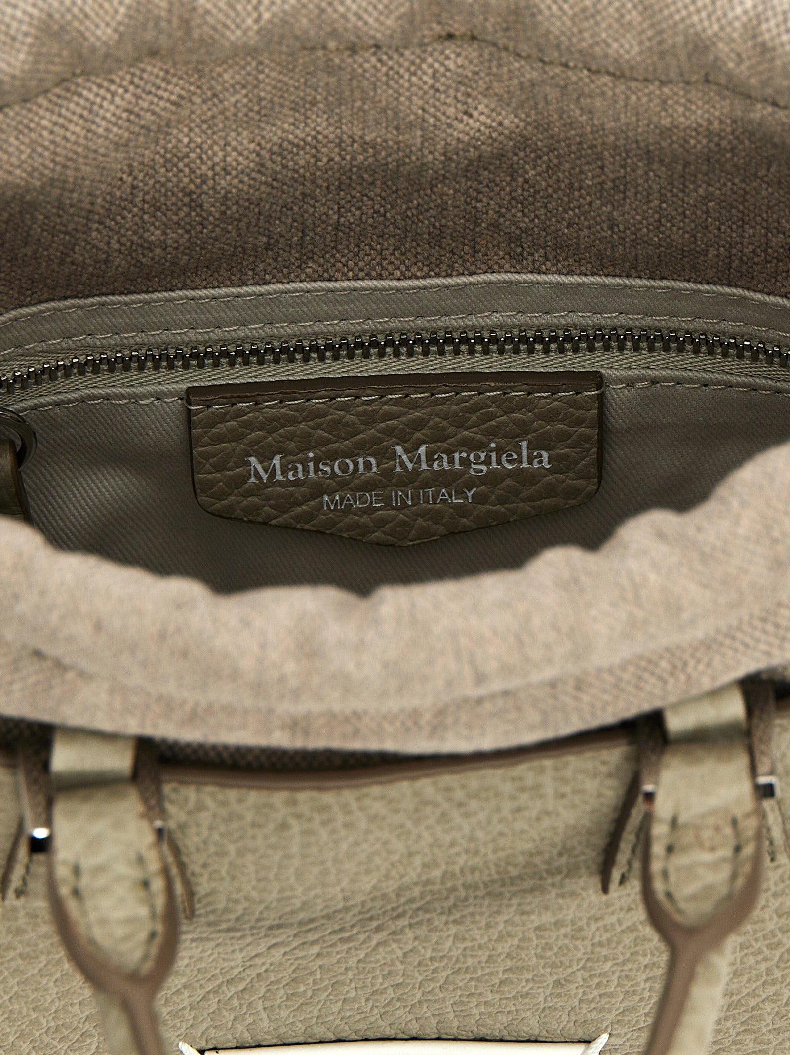 Gray Calfskin Handbag Bag