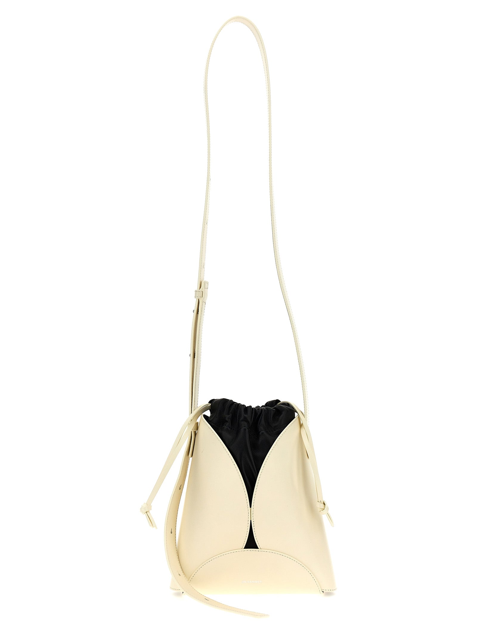 Beige Cowhide Crossbody Bag