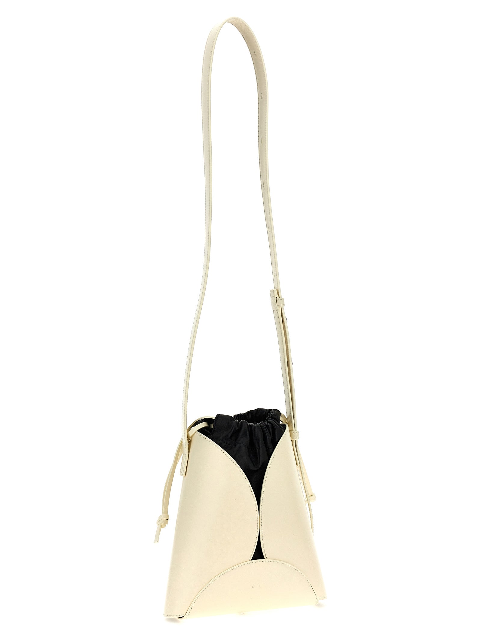 Beige Cowhide Crossbody Bag