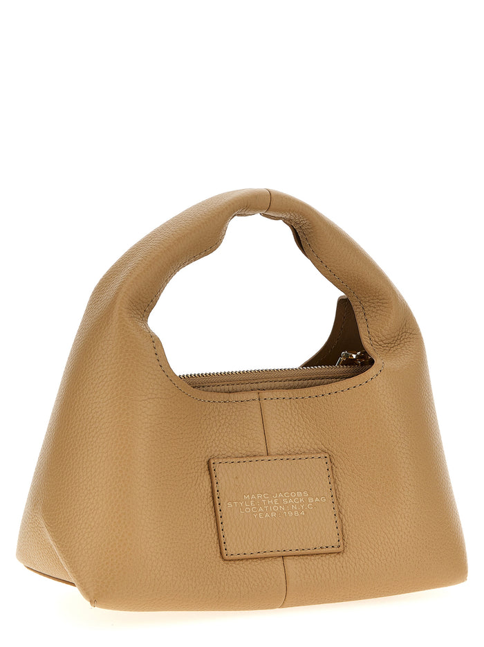 Beige Cowhide Handbag Bag