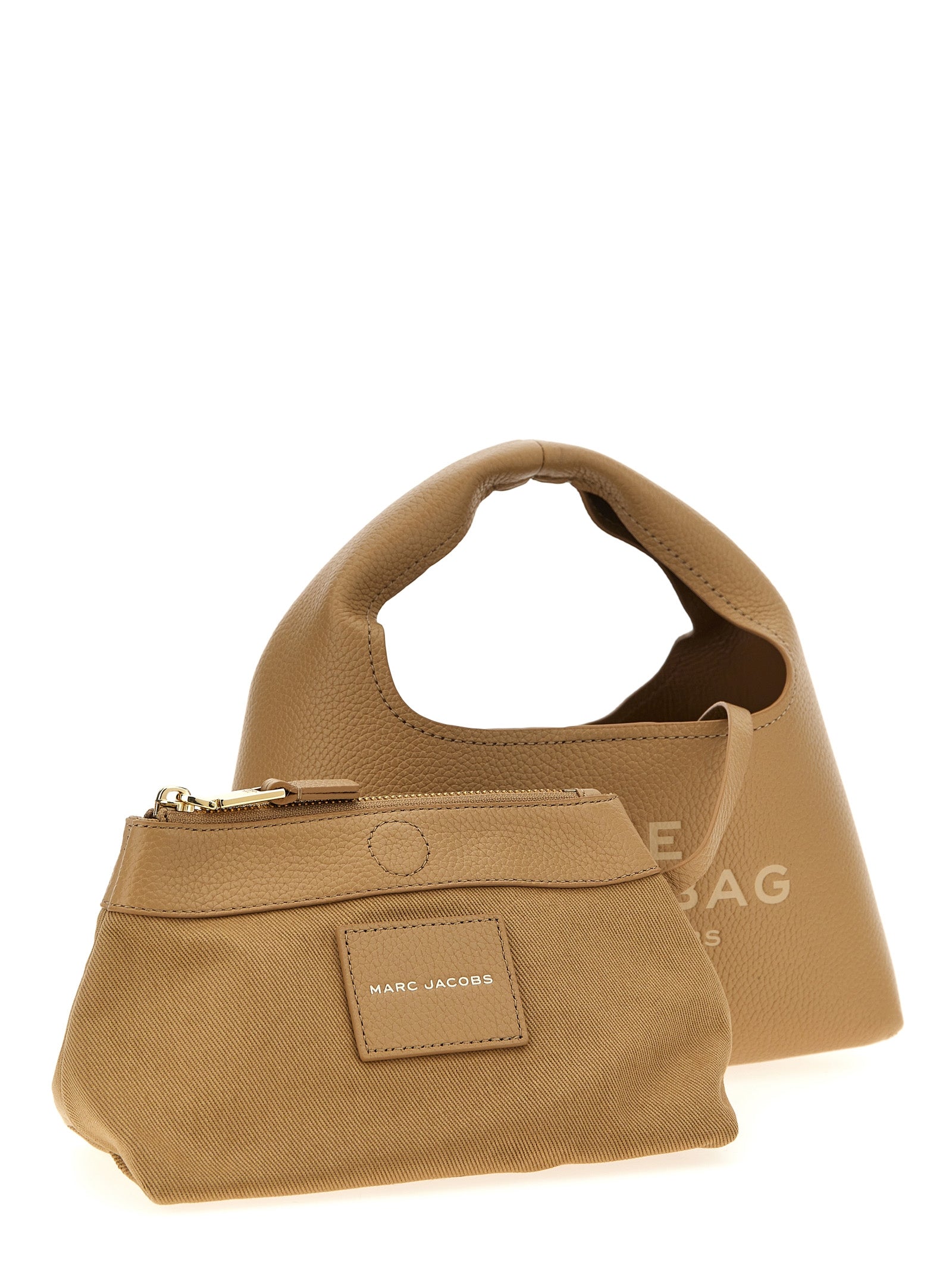 Beige Cowhide Handbag Bag