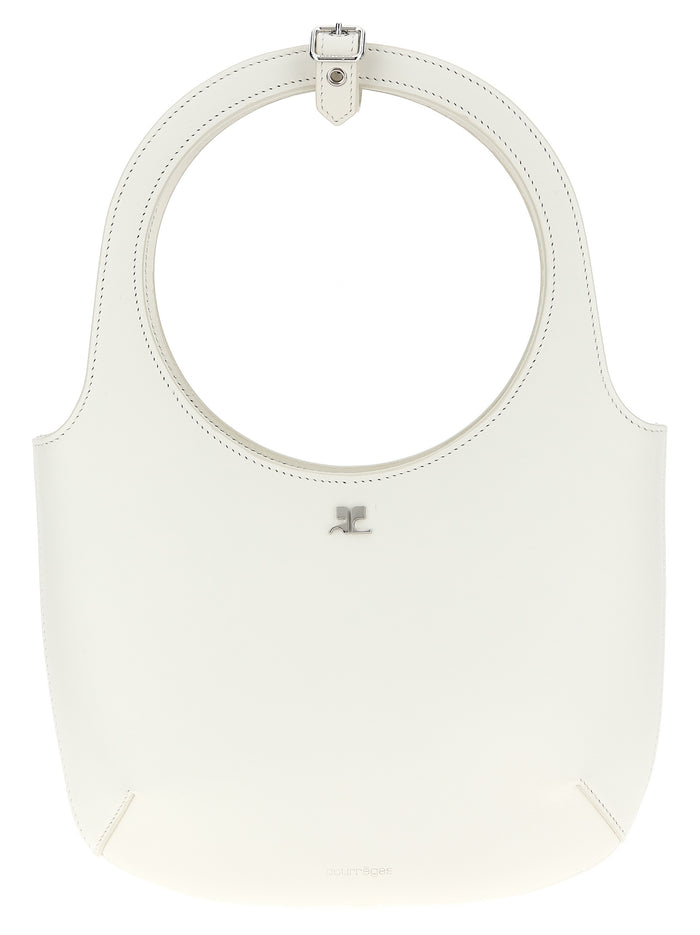 White Calfskin Handbag Bag
