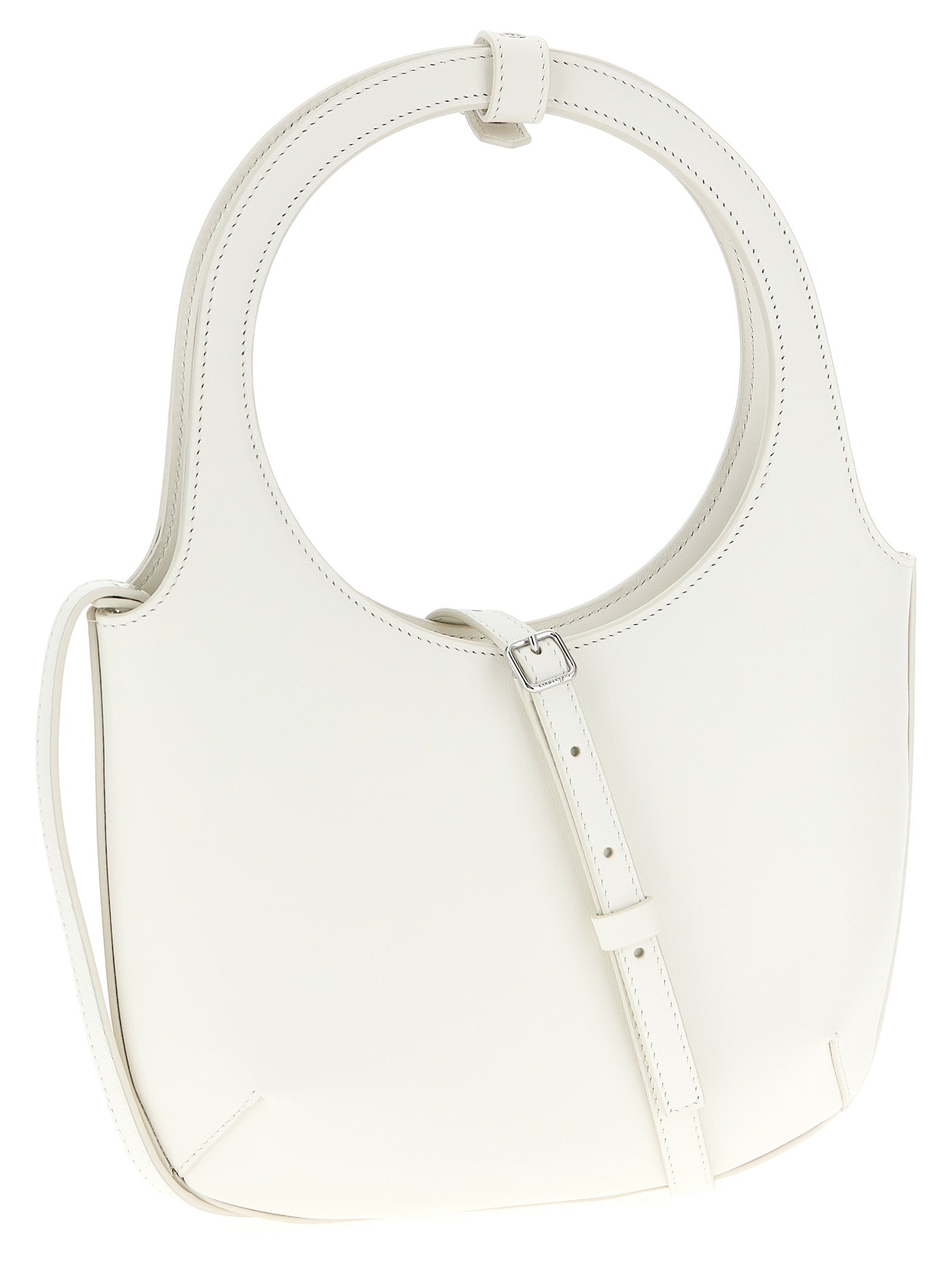 White Calfskin Handbag Bag