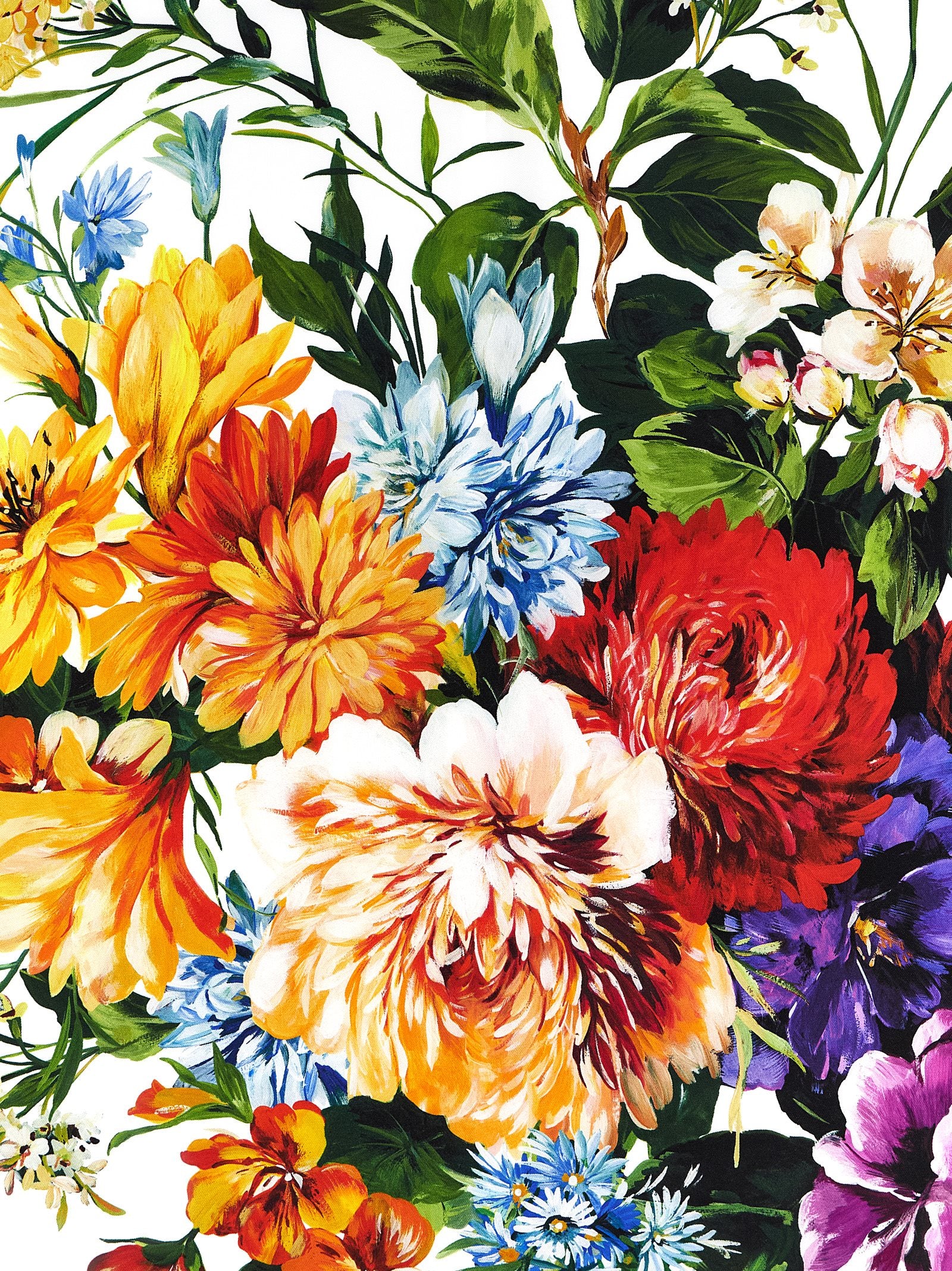 Dolce & Gabbana 100% silk scarf in multicolor — view 3