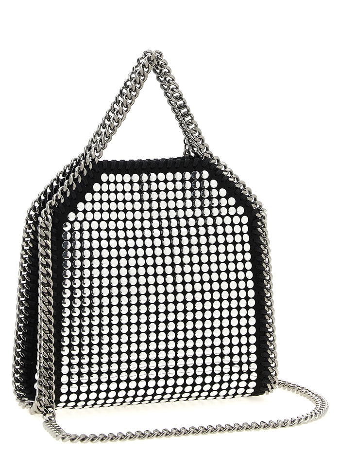 Stella McCartney 100% Polyamide top handle bag in black — view 2