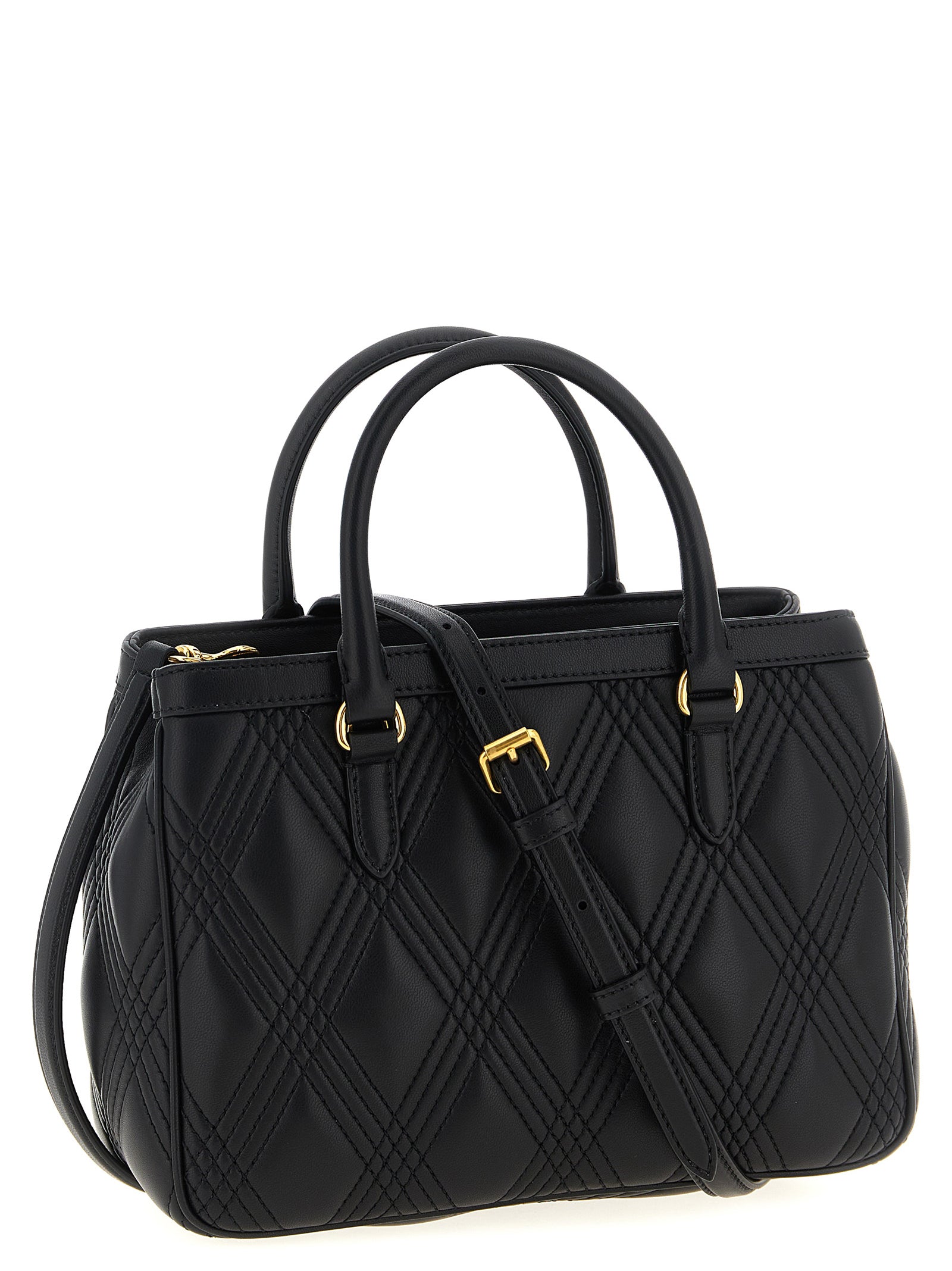 Black Lamb Leather Handbag Bag