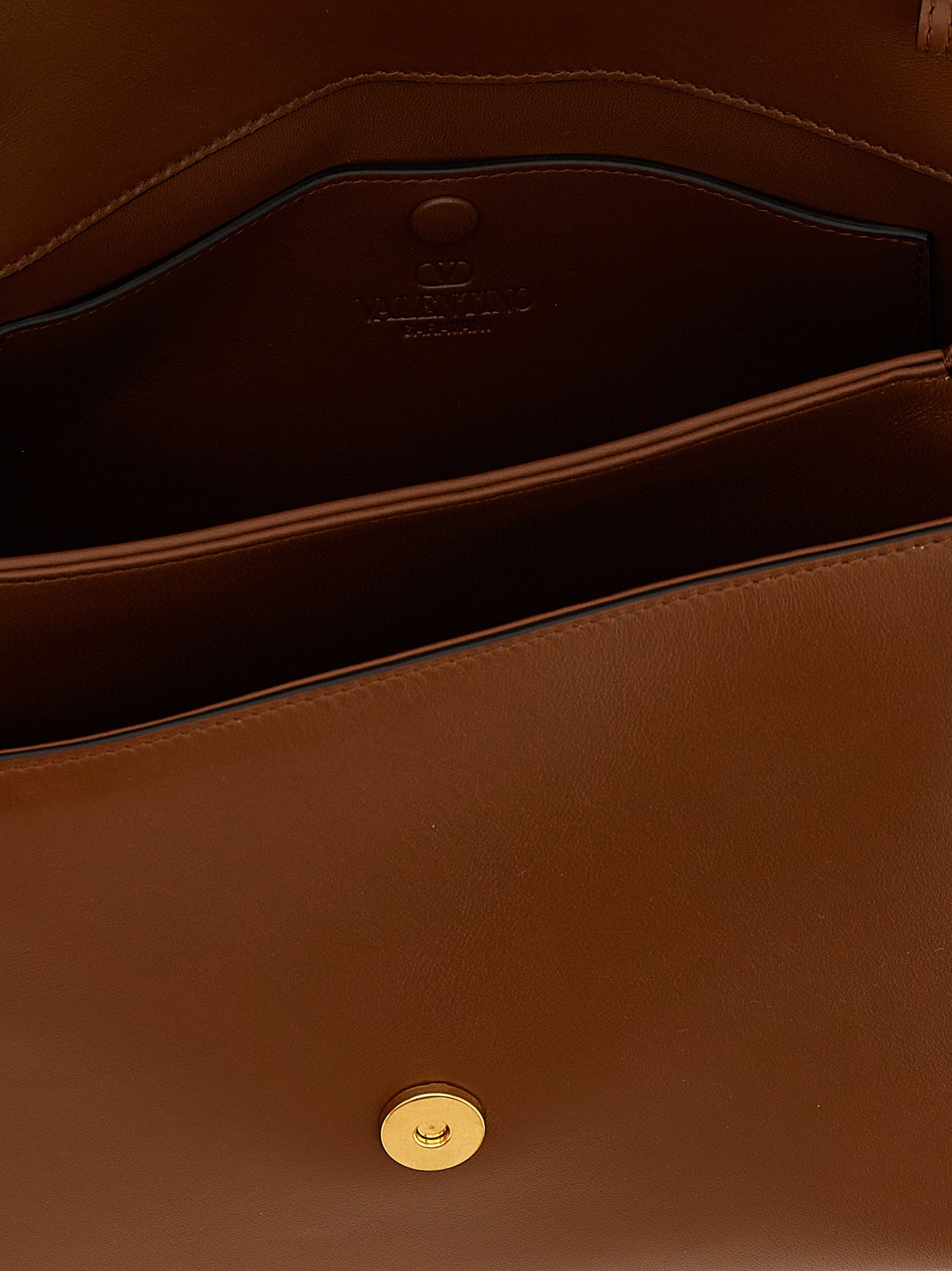 Brown Calfskin Handbag Bag